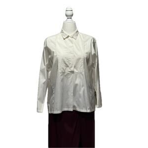 Gap poplin white dress shirt - women's M/L